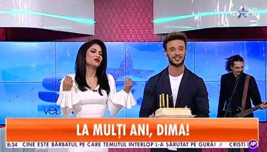 Dima Trofim, sărbătorit cu fast la Antena Stars. Colegii i-au pregătit o mulțime de surprize / VIDEO