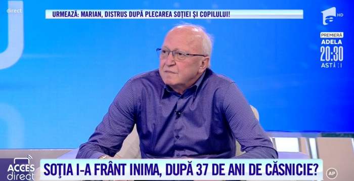 Acces Direct. După 37 de ani de căsnicie, un bărbat riscă să rămână pe drumuri! Soția vrea să-i ia toată averea! ”Venea să vadă dacă mai mișc” / VIDEO