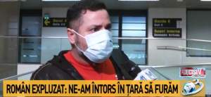 A ajuns în România avionul cu infractorii români expulzați din Marea Britanie! ”Ne-am întors ca să furăm” / VIDEO