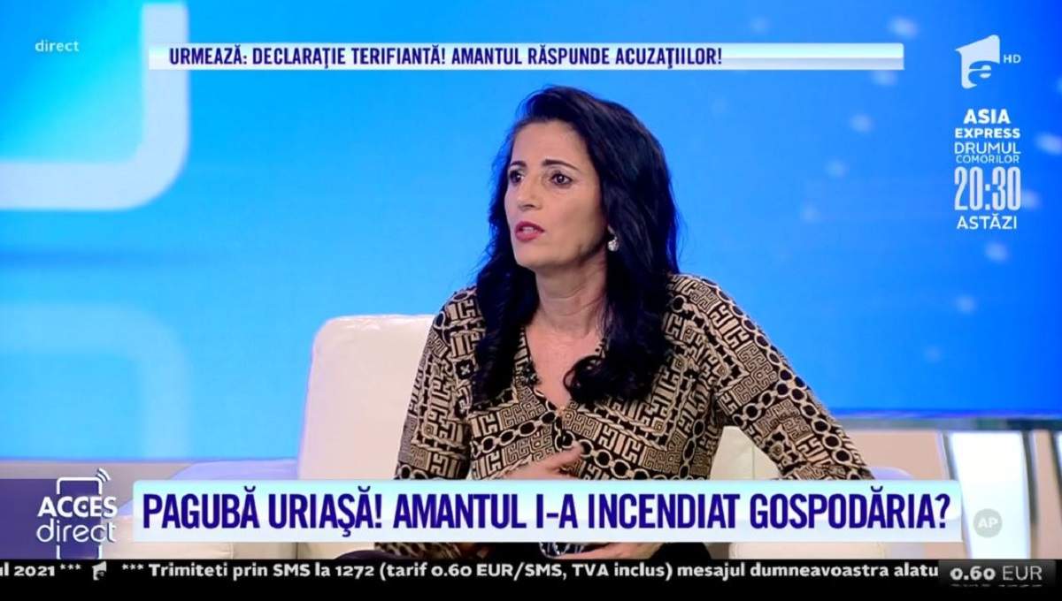 Acces Direct. Marcela, păgubită de amant de zeci de mii de euro? Femeia susține că fostul iubit i-a dat foc la casă! / VIDEO