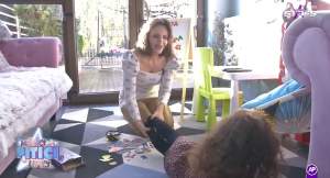 Fiica Cristinei Șișcanu îi calcă pe urme vedetei! Vrea să fie la fel de cochetă ca mama ei! ”Mie îmi place cu machiaj” / VIDEO