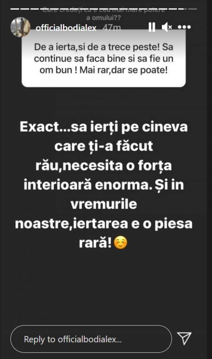 Alex Bodi, pregătit să-i ierte pe cei care i-au vrut răul! Mesajul postat de milionar / FOTO