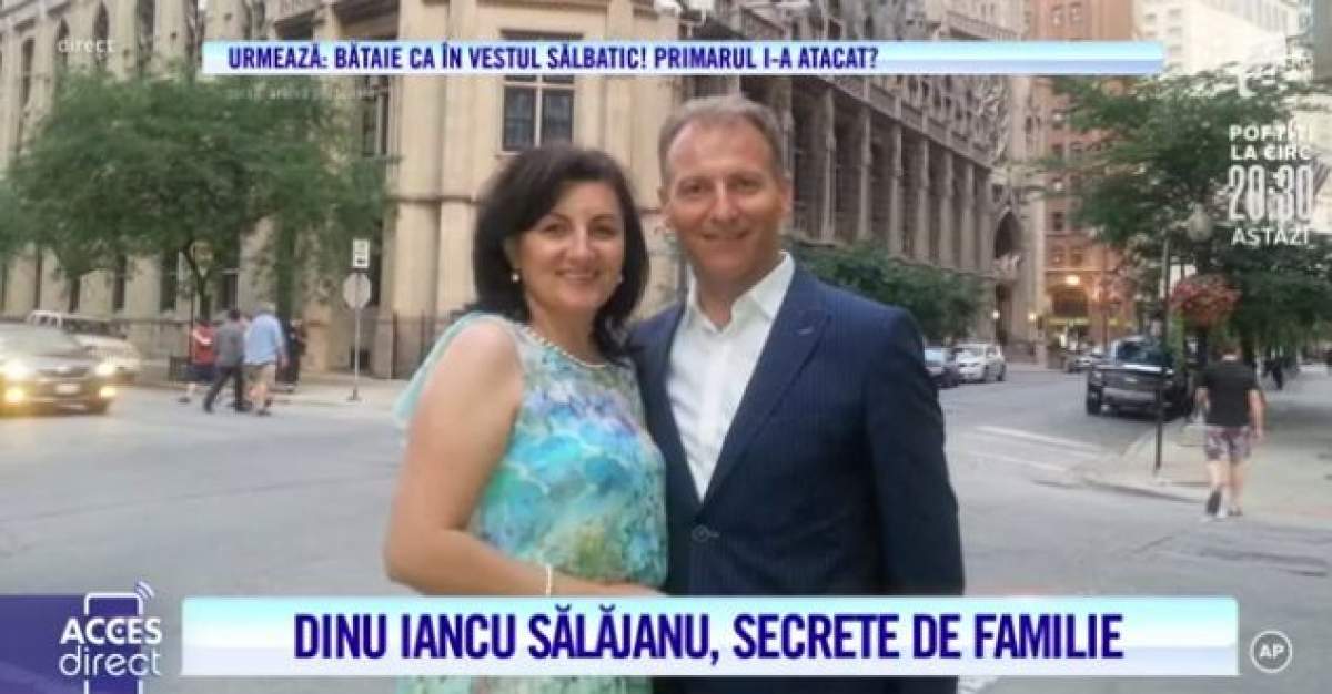 Dinu Iancu Sălăjanu și soția, îmbrățișați și zâmbitori