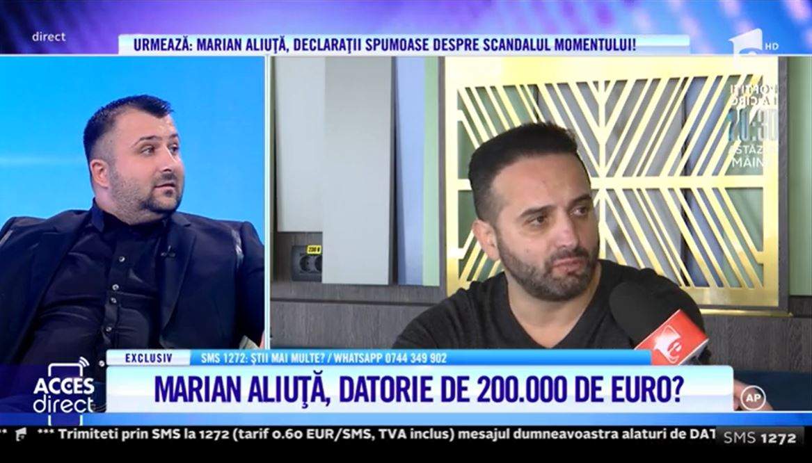 Acces Direct. Marian Aliuță, acuzat de un fost prieten că l-a bătut și nu i-a plătit datoria de 100.000 de euro! Cum a ajuns fostul fotbalist rău-platnic / VIDEO