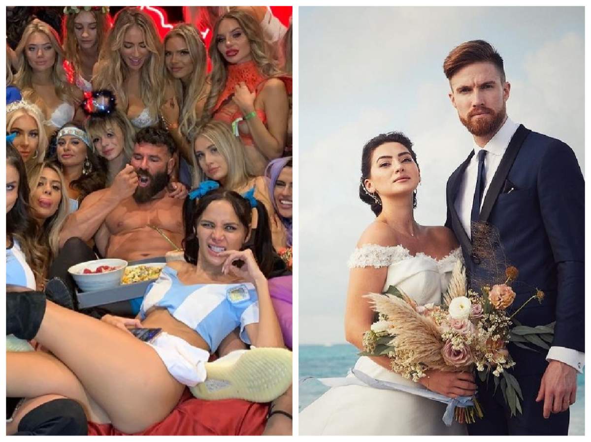 colaj foto cu Bilzerian și fosta lui