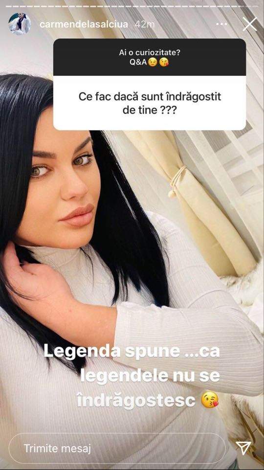 Ce i-a răspuns Carmen de la Sălciua unui fan pe Instagram