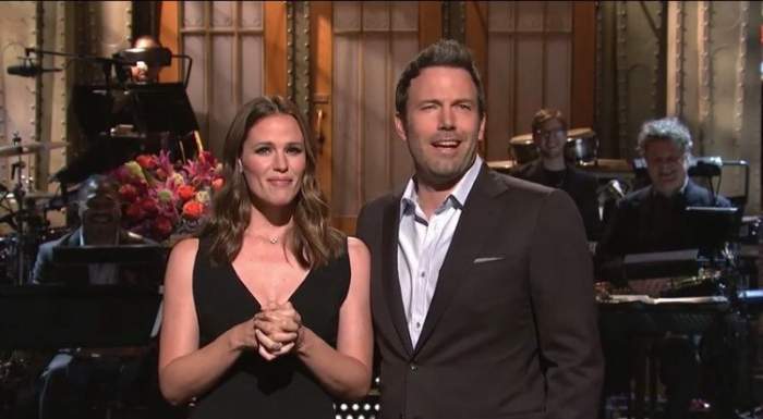 Ben și Jennifer la Saturday Night Live Show