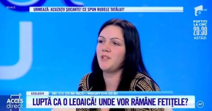 Acces Direct. O mamă de 24 de ani riscă să rămână fără cele trei fetițe. Tatăl violent le-ar duce în Anglia la cerșit: ”Vă implor ajutorul” / VIDEO