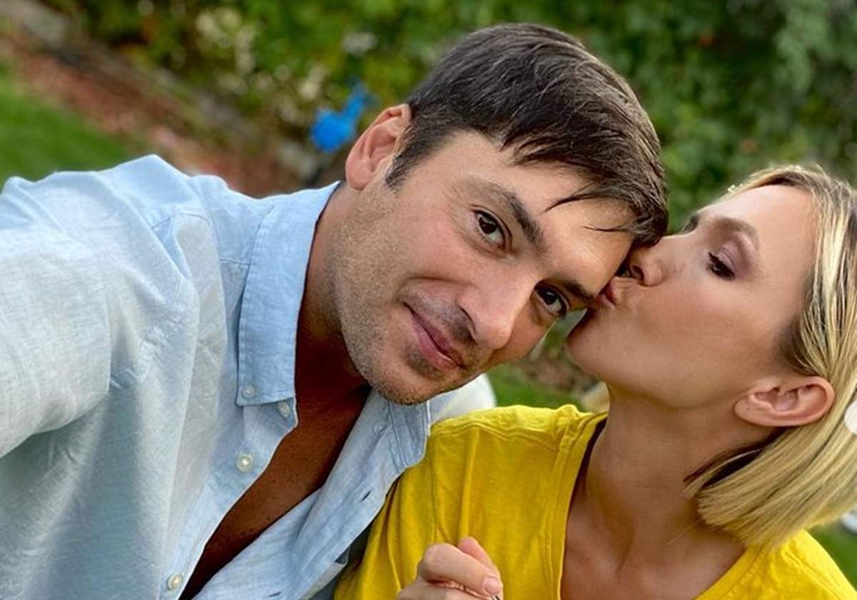 adela popescu si radu valcan sarut pe frunte