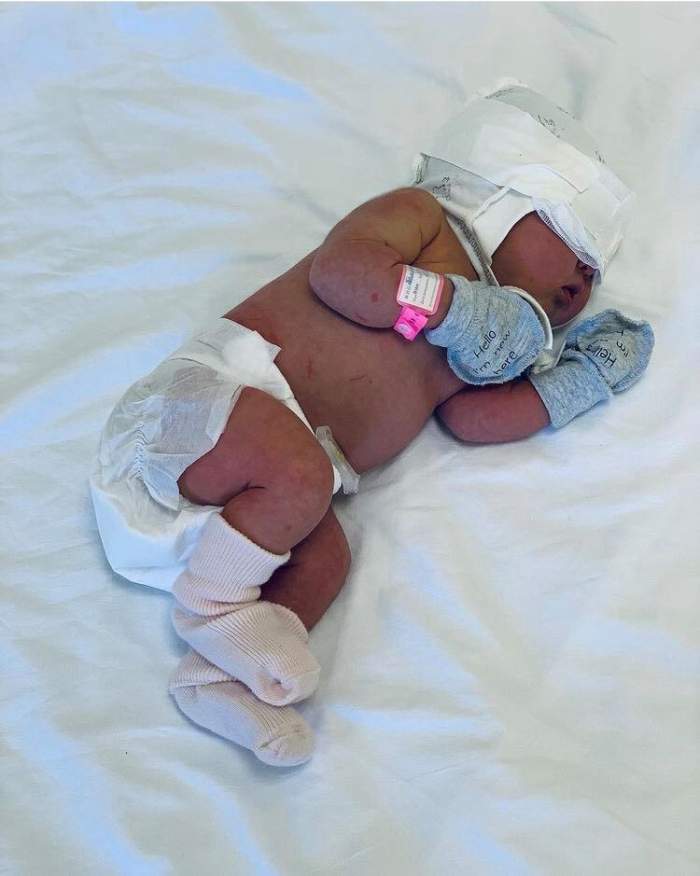 Fetița bloggeriței și a soțului ei mai tânăr cu 14 ani