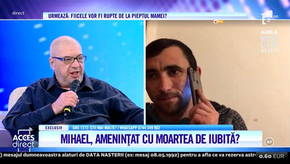 Acces Direct. Mihail, amenințat cu moartea de iubita care s-a dovedit a fi un travestit! Iubita Delia i-a luat banii iar acum îi vrea răul / VIDEO