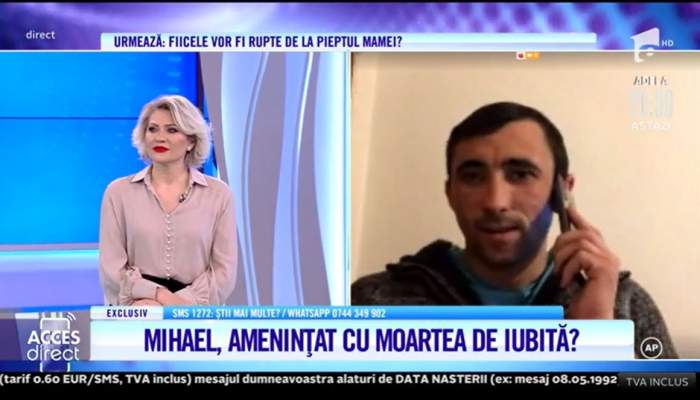 Acces Direct. Mihail, amenințat cu moartea de iubita care s-a dovedit a fi un travestit! Iubita Delia i-a luat banii iar acum îi vrea răul / VIDEO