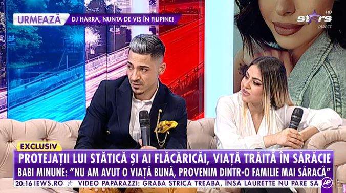 Babi Minune și Petruța în platou la Antena Stars.