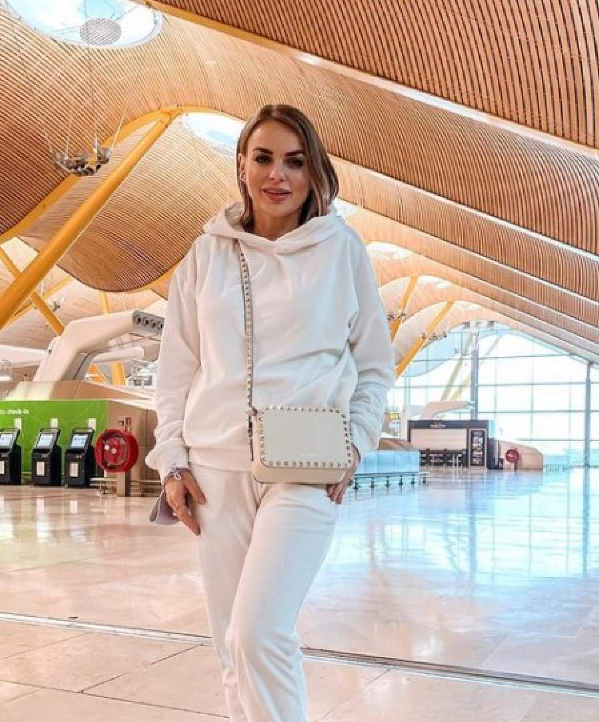 Jojo, in aeroportul din Madrid