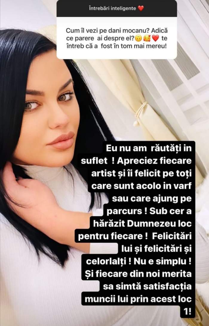 Mesajul lui Carmen de la Sălciua despre Dani Mocanu