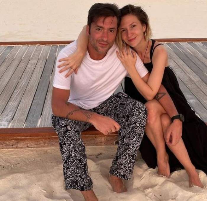 Adela Popescu și Radu Vâlcan în vacanță.