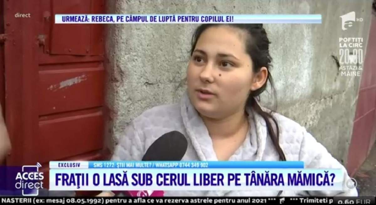 Acces Direct. Cristina, tânăra mamă din București, are interdicție în casa părintească? Ce spune cumnata femeii: „S-a certat cu fratele ei” / VIDEO