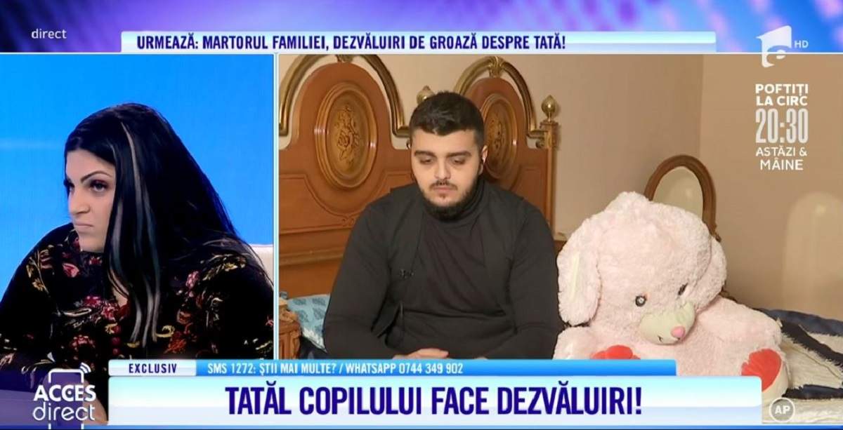 Acces Direct. Reacția fostului iubit al Rebecăi, după ce tânăra l-a acuzat că i-a răpit copilul: „Ea a plecat și nu s-a mai întors” / VIDEO