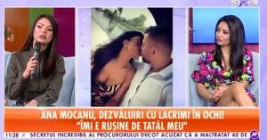 Ana Maria Mocanu, în lacrimi la TV, după ce tatăl ei a aflat despre bătăile încasate de la Rareș: ”Mi-e rușine”