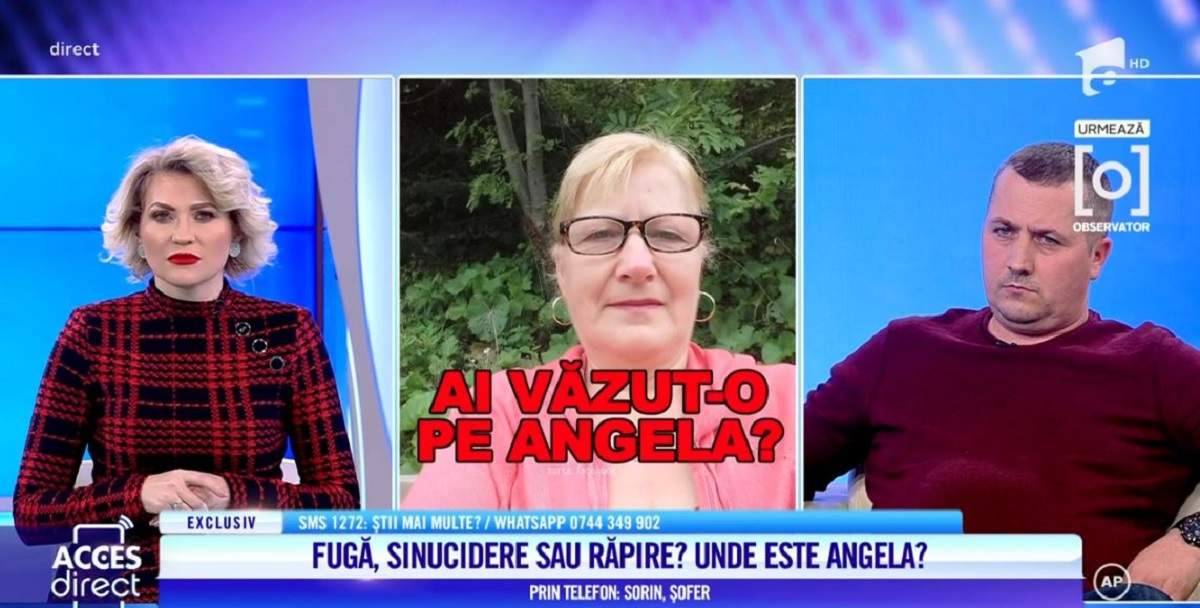 Acces Direct. Sorin, prietenul de familie al Angelei, detalii incredibile! Dispăruta i-a cerut să o ducă la bancă: „Mi-a zis că dacă nu rezolvă, se omoară” / VIDEO