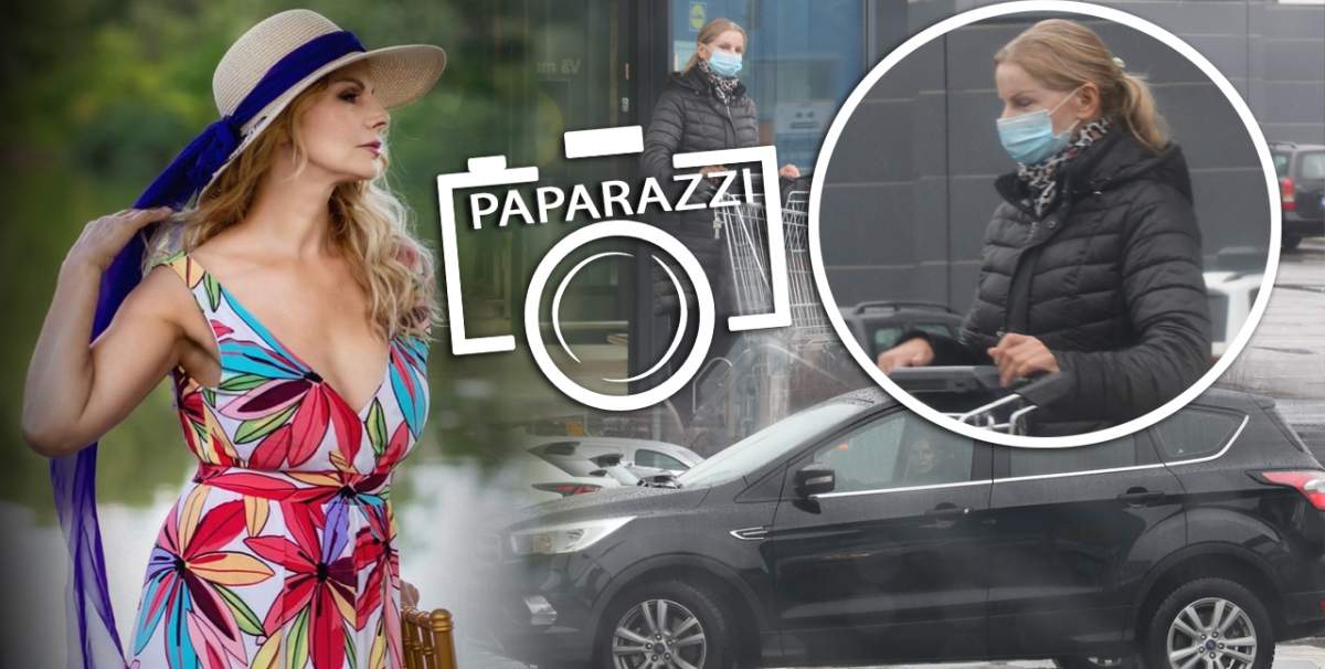 Anastasia Lazariuc, cea mai ”scumpă” la vedere vedetă, surprinsă în ipostaze demne de o veritabilă gospodină. Fie ploaie, fie vânt, artista nu se abate de la treburile casnice / PAPARAZZI