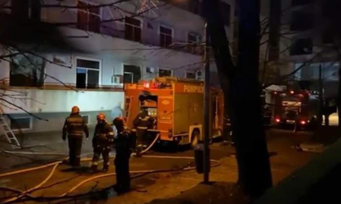Imagini de la Spitalul de Boli Infecțioase Matei Balș, unde patru persoane au murit în urma unui incendiu. A fost deschis dosar penal / VIDEO