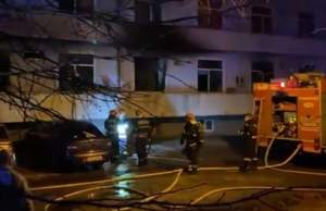 Imagini de la Spitalul de Boli Infecțioase Matei Balș, unde patru persoane au murit în urma unui incendiu. A fost deschis dosar penal / VIDEO