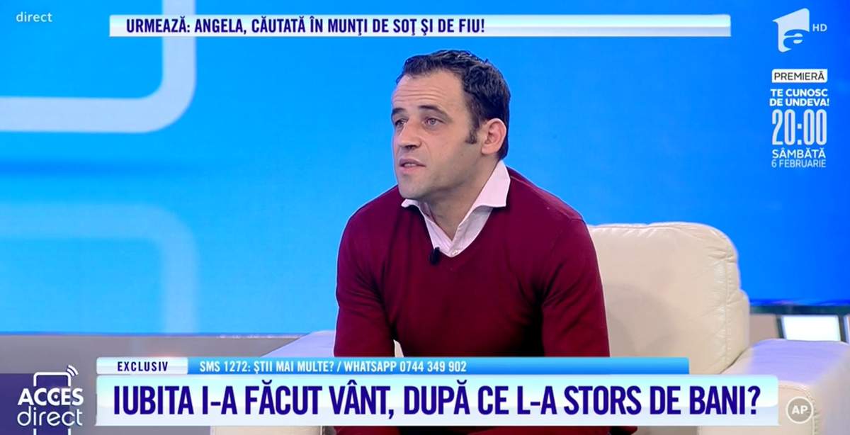 Acces Direct. Cătălin a rămas fără bani și mașină, după ce iubita l-a dat afară din casă! Care a fost motivul despărțirii! / VIDEO