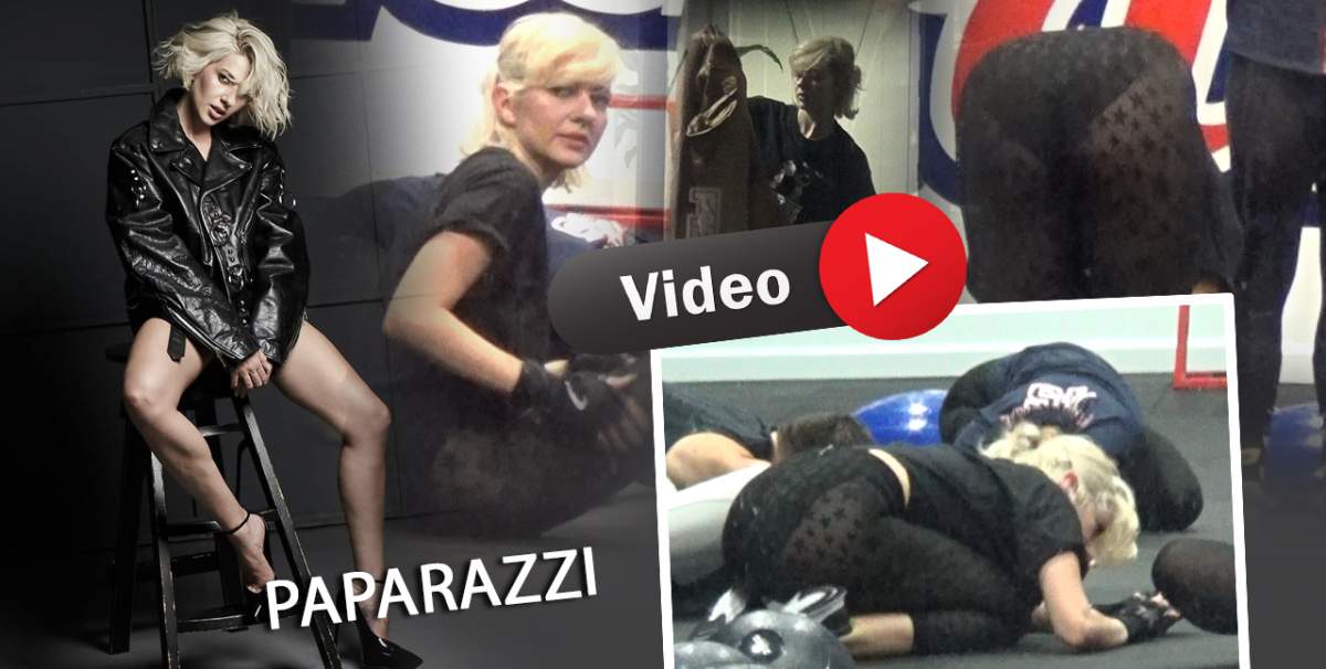 Pe scenă sau la sală, Lidia Buble îmbracă cele mai provocatoare ținute! Artista a făcut furori cu pantalonii transparenți, în timpul antrenamentului / PAPARAZZI