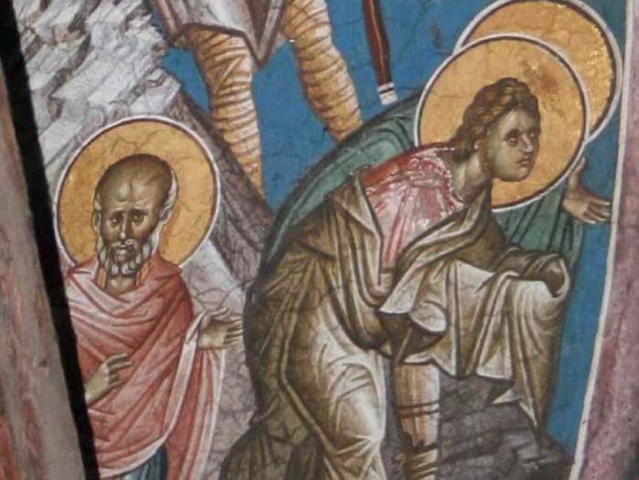 O icoană cu Sfinții Chir și Ioan, prăznuiți pe 31 ianuarie.