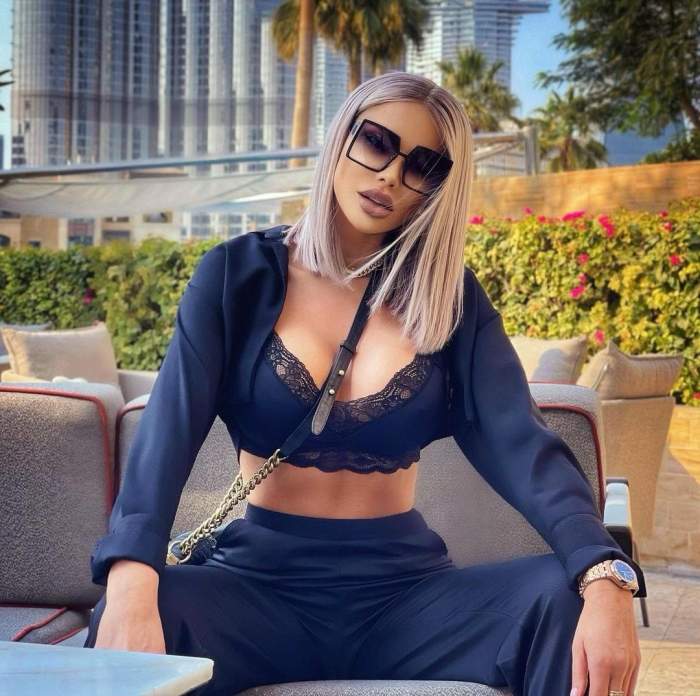 Bianca Drăgușanu, fotografie de senzație în Dubai! Frumoasa blondină și-a etalat formele apetisante la piscină / FOTO