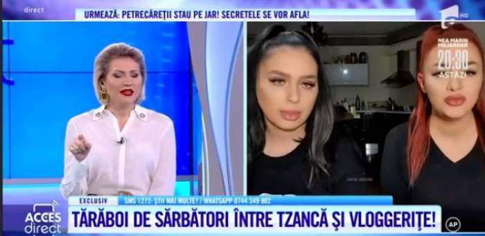 Colaj foto cu Mirela Vaida, Reea și Tina