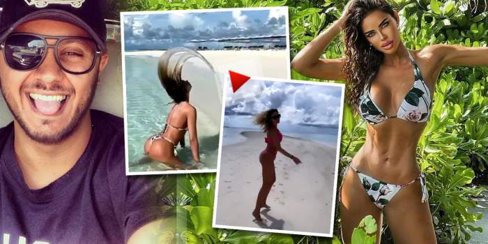 Imagini exclusive cu Bianca Drăgușanu în vacanța din Maldive, alături de Gabi Bădălău / VIDEO