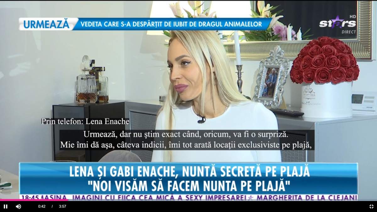 Lena şi Gabi Enache se pregătesc de nuntă! Unde ar putea avea loc marele eveniment. „Îmi tot arată locații exclusiviste” / VIDEO