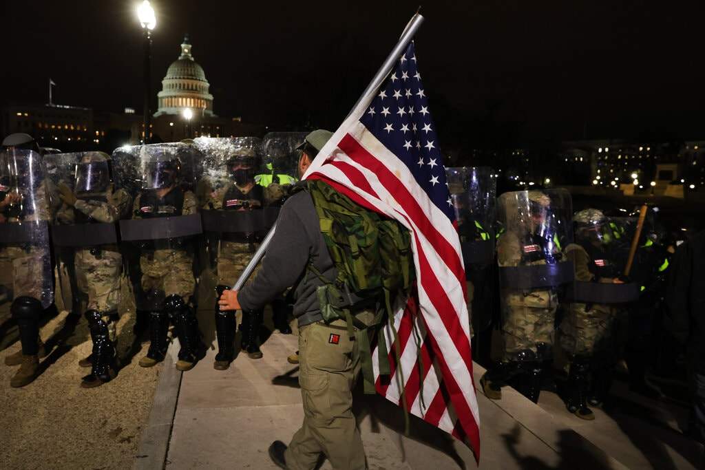 Forțe de ordine la protestele din Washington