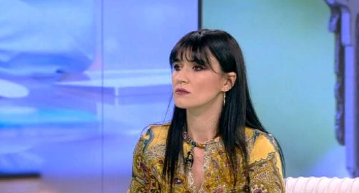 Cristina Ianusevici, îmbrăcată în galben, la Acces Direct