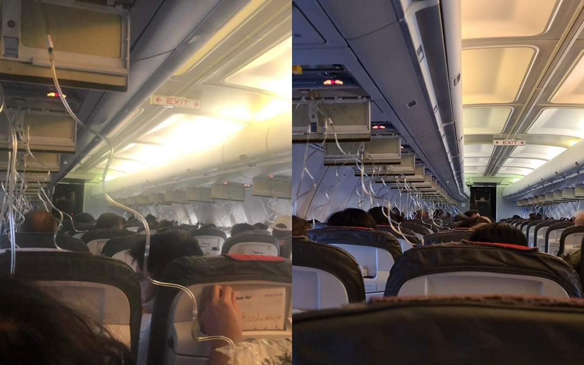 avion depresurizat