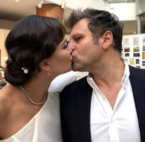 Imagini de la nunta Alinei Pușcaș. De ce prezentatoarea TV și Mihai Stoenescu s-au căsătorit după cinci ani de relație / FOTO