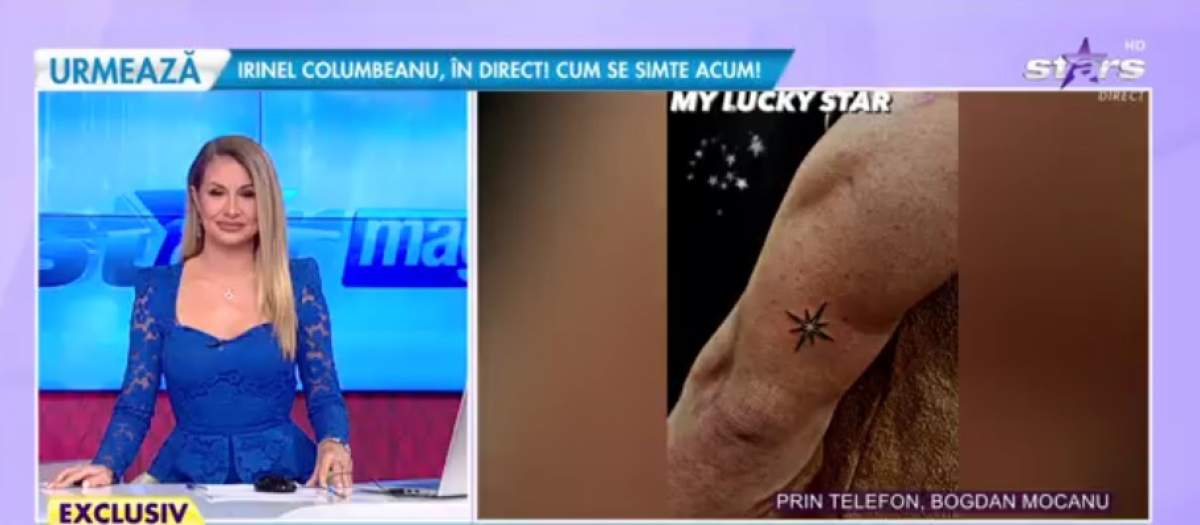 Bogdan Mocanu și-a făcut un tatuaj special pentru iubita lui. Cum o alintă artistul pe brunetă: ”Steluța mea” / VIDEO