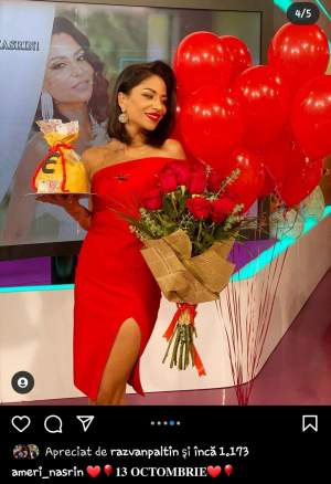 Nasrin Ameri își sărbătorește astăzi ziua de naștere! Cum a fost așteptată de către colegi frumoasa prezentatoare de la Antena Stars: "M-ați surprins" / VIDEO