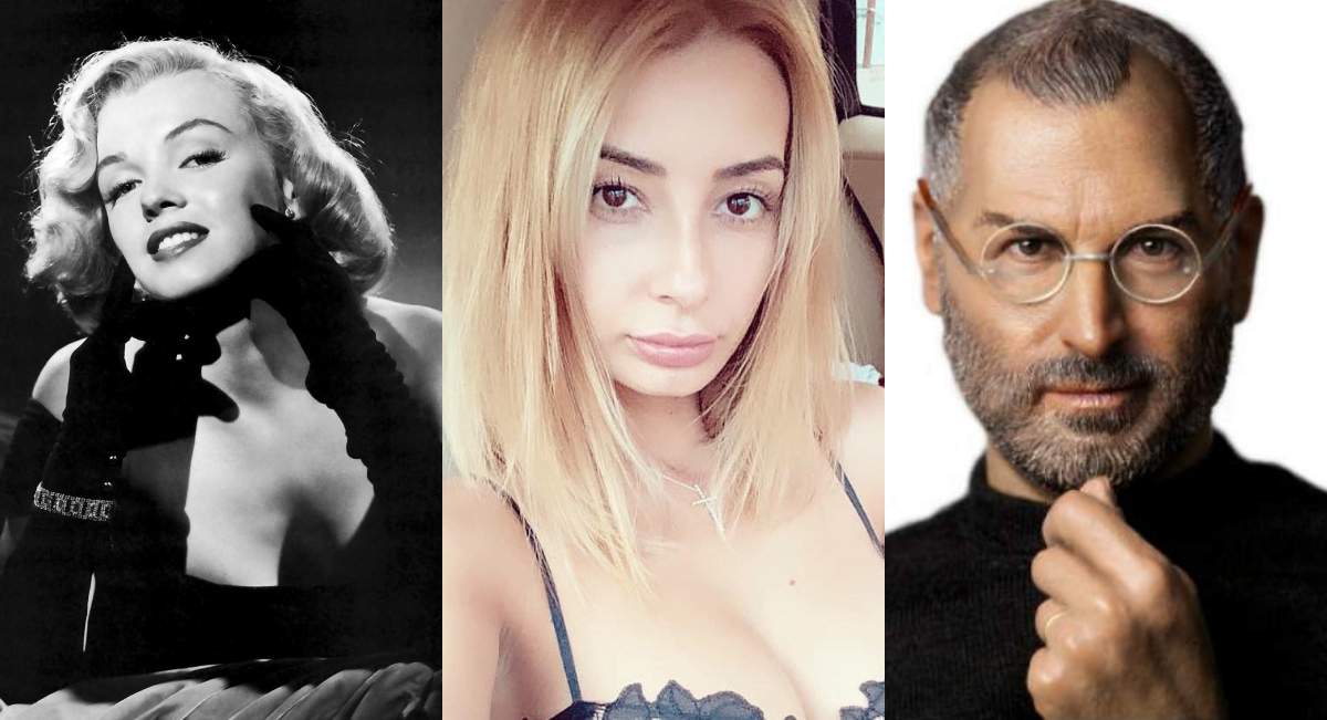 Colaj DJ Harra, Marilin Monroe și Steve Jobs