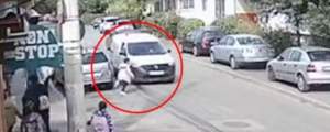 Fetiță din Constanța, lovită de o mașină, după ce a traversat fără să se asigure. Șoferul de 19 ani nu a putut evita impactul / VIDEO