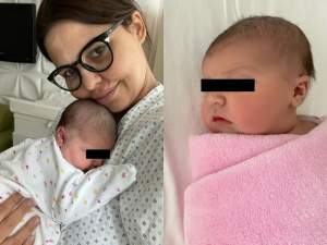 Andreea Popescu, imagine emoționantă cu ea și fiica nou-născută! Cum arată fosta dansatoare a Deliei după ce a devenit iar mamă