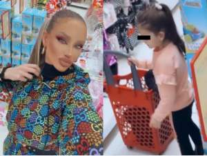 Bianca Drăgușanu, o mamă strictă?! Cum decurge o zi la cumpărături pentru blondină și Sofia: ”Mă bucur că e ascultătoare” / FOTO