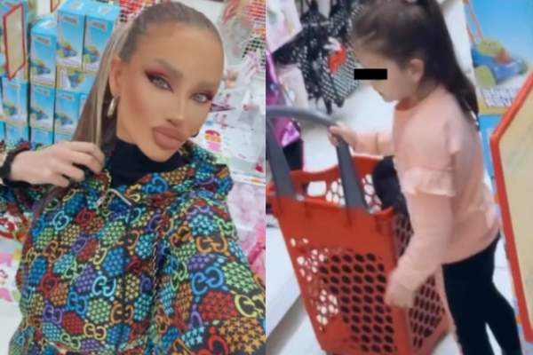 Bianca Drăgușanu, o mamă strictă?! Cum decurge o zi la cumpărături pentru blondină și Sofia: ”Mă bucur că e ascultătoare” / FOTO