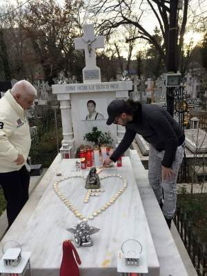 Costin Gheorghe, răpus de durere la mormântul lui Franco Pascu, nepotul lui Pepe! Ce legătură a fost între cei doi