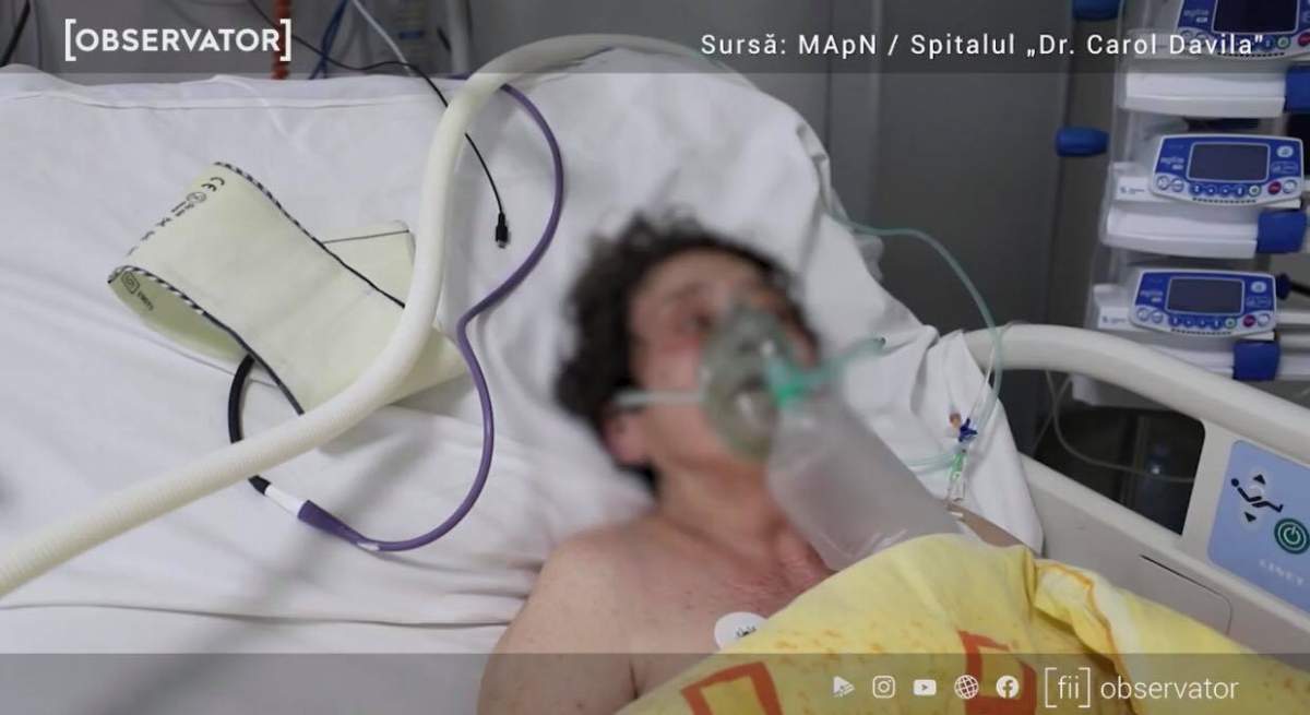 O femeie confirmată pozitiv de-abia mai poate respira: „Din cea mai mare prostie nu m-am vaccinat. Imagini dramatice cu pacienții infectați cu noul coronavirus. O femeie confirmată pozitiv de-abia mai poate respira: „Din cea mai mare prostie nu m-am vaccinat” /FOTO