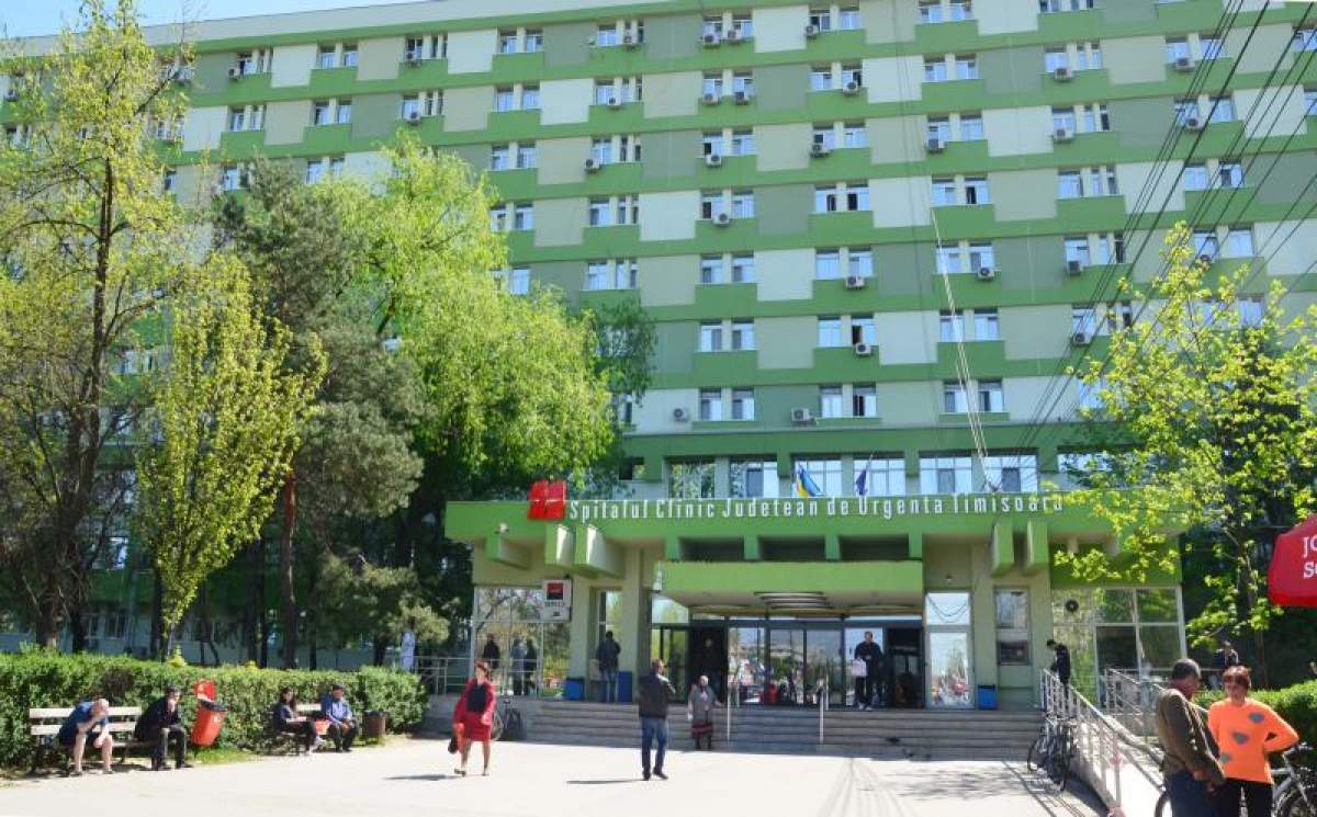 Un bărbat internat la Spitalul Judeţean din Timişoara a căzut în gol de la etajul nouă. Medicii nu au mai putut face nimic pentru el