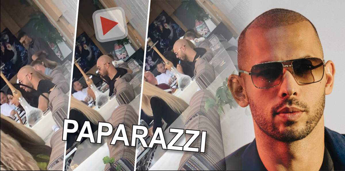 Cobra Tate, milionar de sentimente. Afaceristul, surprins în compania unei brunete focoase / PAPARAZZI