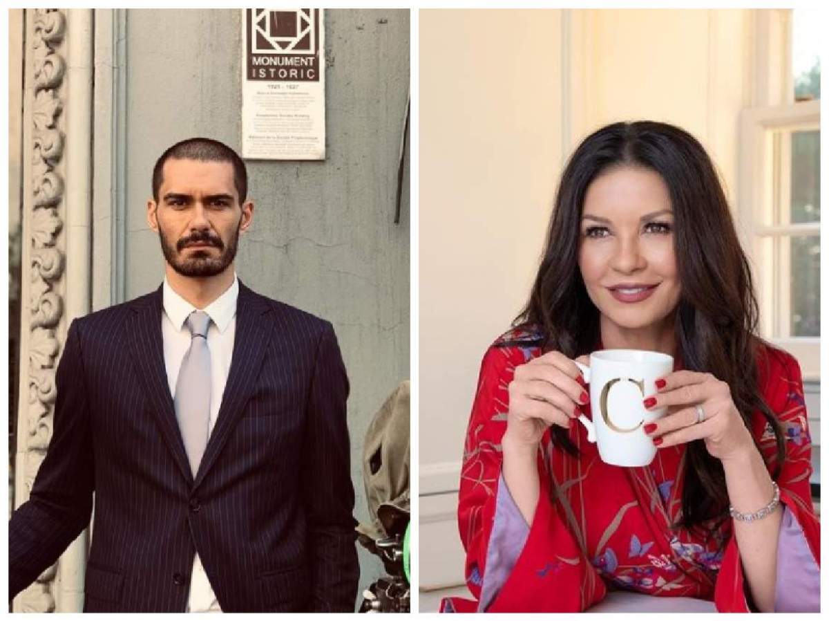 Colaj George Burcea și Catherine Zeta-Jones